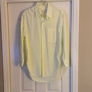 Citizens Of Humanity Pale Yellow Button-Down Shirt